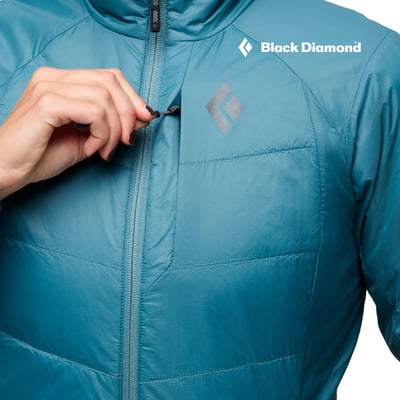 【Black Diamond】 Women's Solution 2.0 Jacket 女款保暖外套 PrimaLoft® 霧藍7